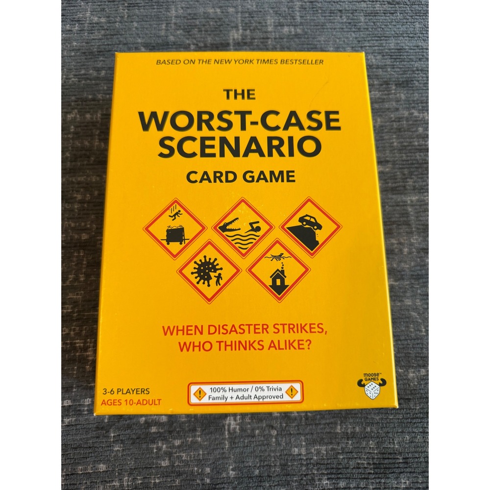 The Worst-Case Scenario Card Game NEW